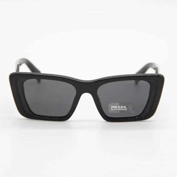 NEW PRADA CAT EYE SUNGLASSES PR08YS 1AB5S0 NEW EYEWEAR PRADA SPR 08Y BLACK - Picture 5 of 13